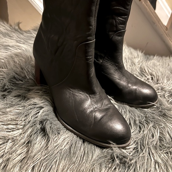 Adolfo Dominguez Leather Booties - Picture 6 of 7